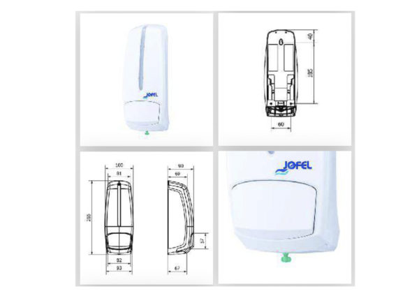 DISPENSADOR MANUAL GEL HIDROALCOHOLICO