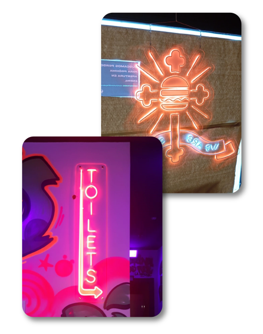 Neones personalizados